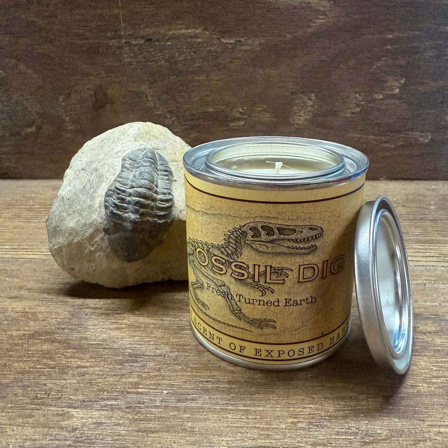 Fossil Dig Scented Candle