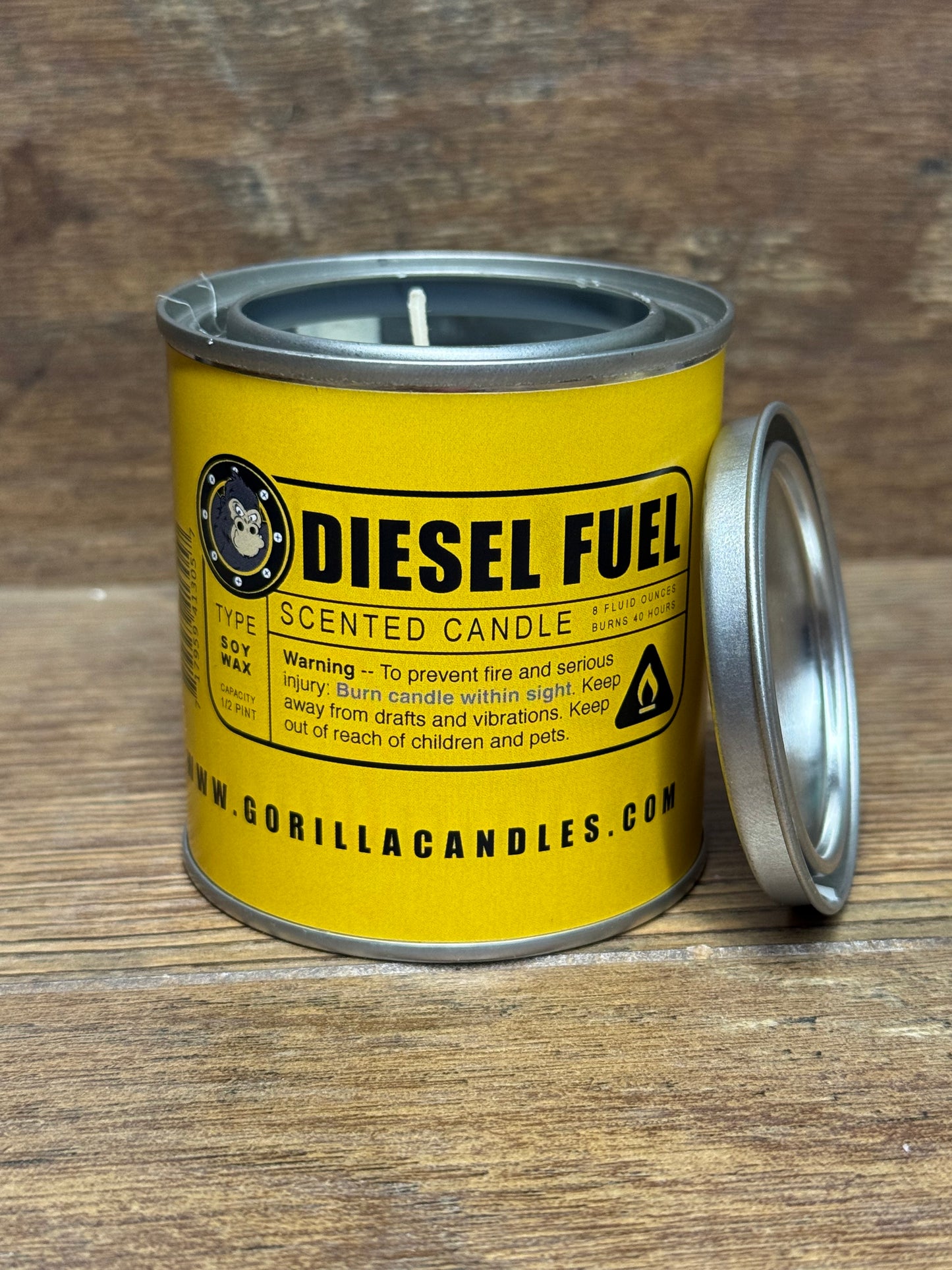 Diesel Fuel Scented Candle