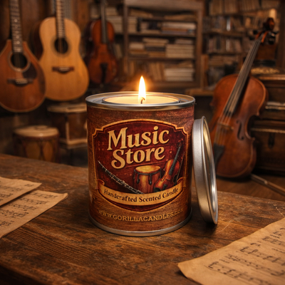 Music Store Scented Candle