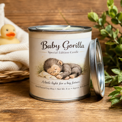 Baby Gorilla  Scented Candle