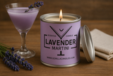 Lavender Martini Scented Candle