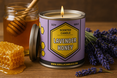 Lavender Honey Scented Candle