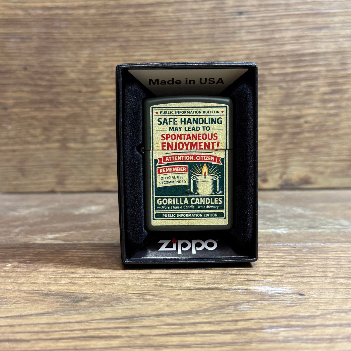 Zippo - Gorilla Candles v3