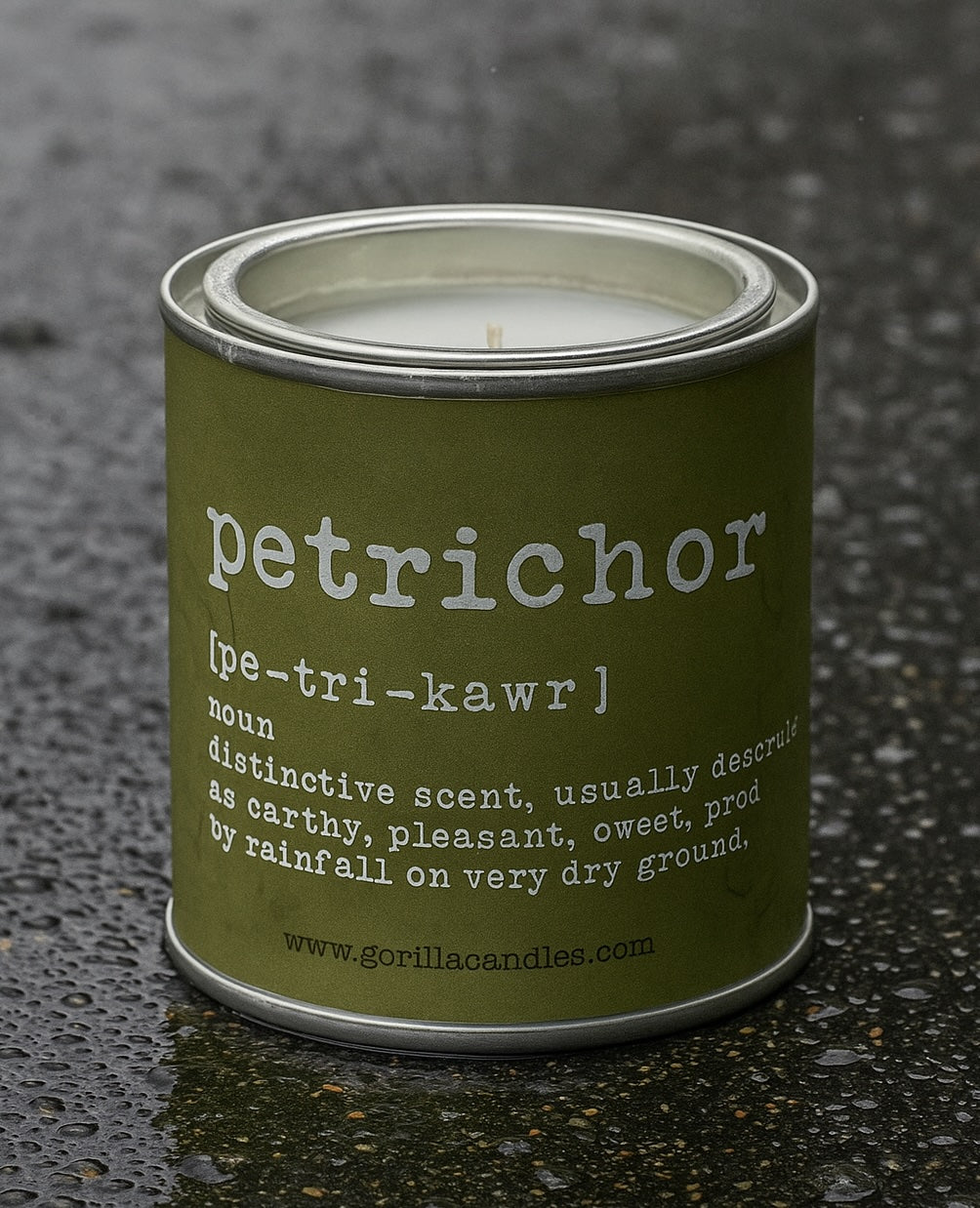 Petrichor Scented Candle
