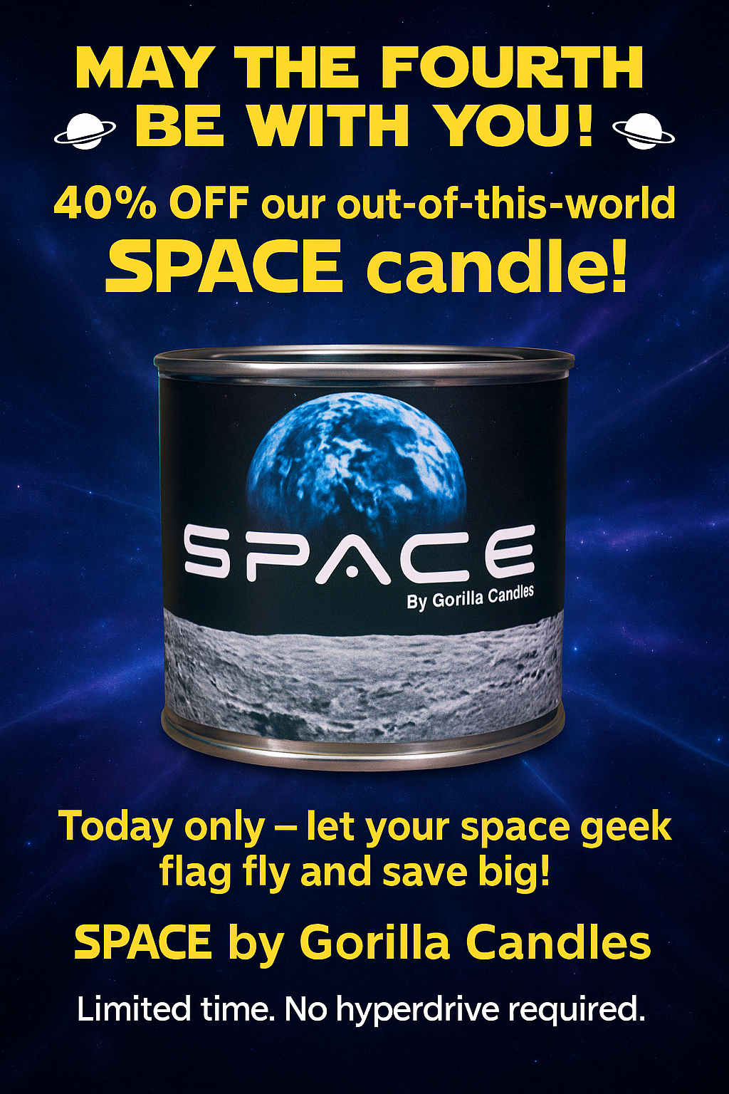 Space - Outer Space Scented Candle