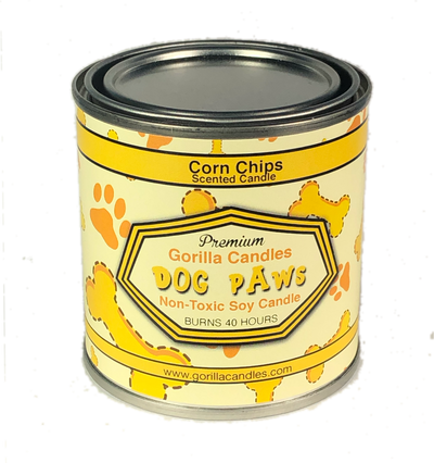 Dog Paws Candle - Custom Label
