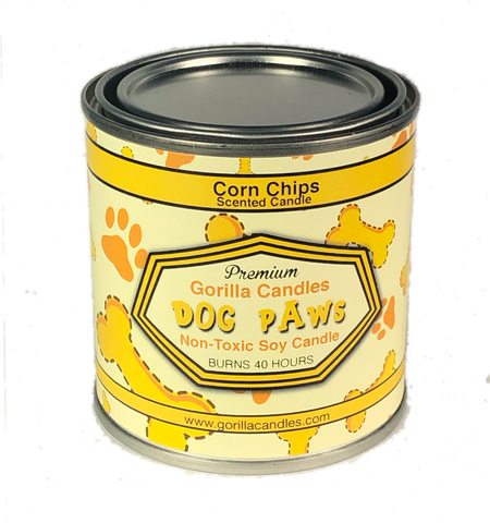 Dog Paws Candle - Custom Label