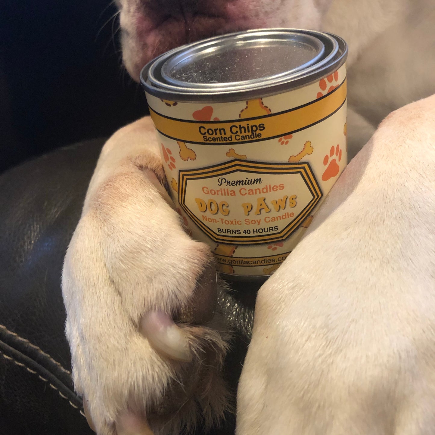 Dog Paws -  Corn Chips Scented Candle