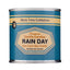 Close up of Rain Day candle label